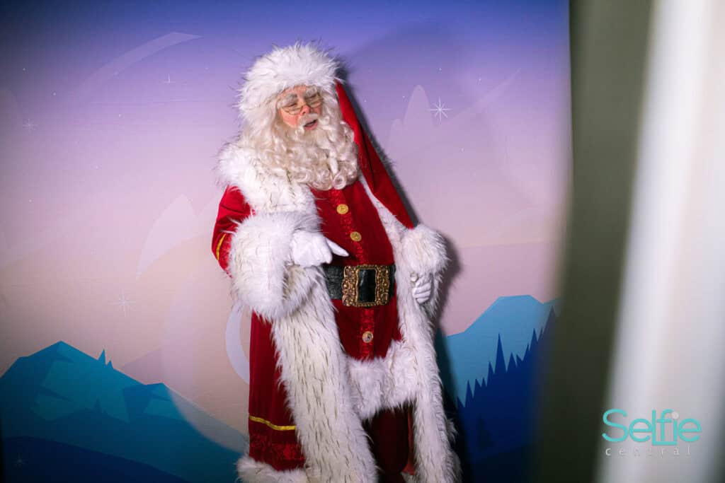 A photo booth at a corporate event in Auckland — end of year function photo booth Auckland