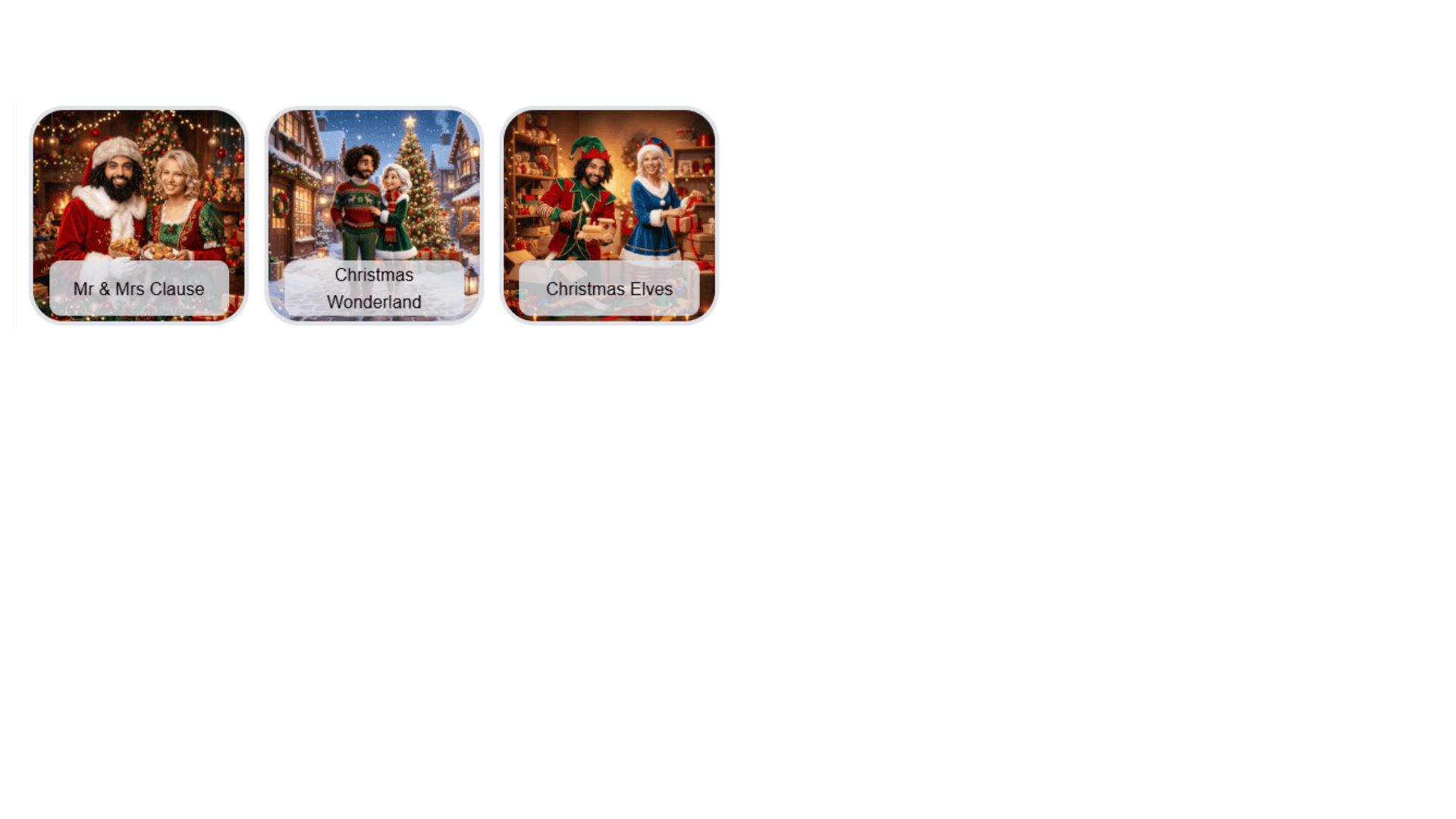 Christmas AI photo theme photo booth Auckland