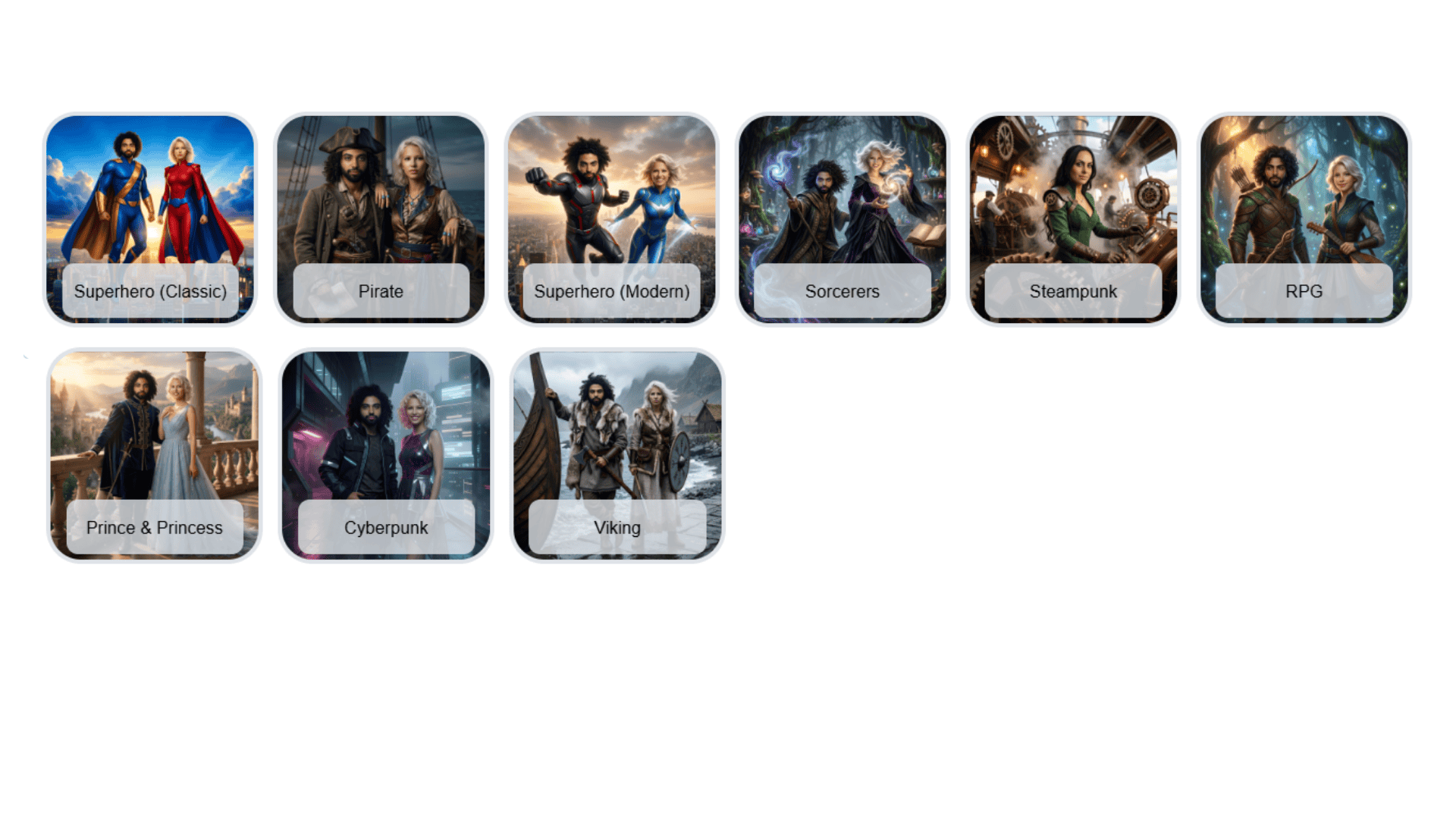 Fantasy AI photo theme Auckland photo booth