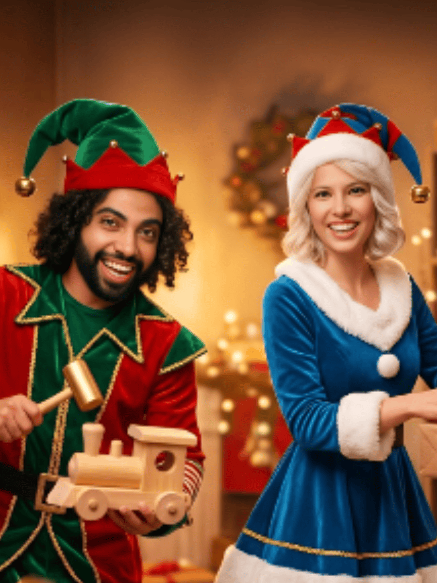 Christmas Elves AI photo booth theme